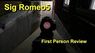 Sig Sauer Romeo 5  First person Review [upl. by Wandy]