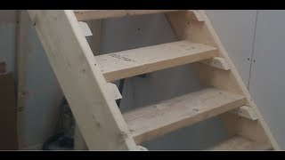 How to build Stairs Easy steps DIY staircase [upl. by Anitel489]