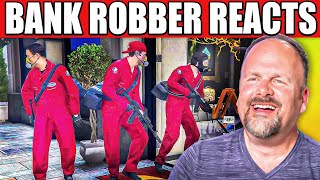 Former Bank Robber REACTS to the Jewel Heist mission in GTA V  Experts React [upl. by Atronna]