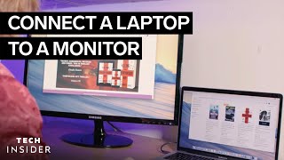 How To Connect A Laptop To A Monitor [upl. by Eanyl]