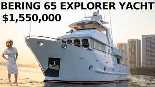 1550000 2013 BERING 65 EXPLORER YACHT TOUR  Ultimate OwnerOperator Go Anywhere World Cruiser [upl. by Guthrey837]