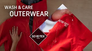 How to wash your GORETEX outerwear jacket amp pants  Wash amp Care [upl. by Erika]