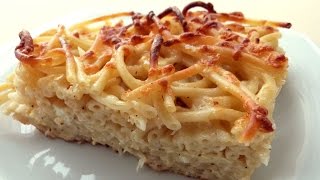 Nudelauflauf Rezept  Mit Käse überbackene Pasta [upl. by Gladwin747]