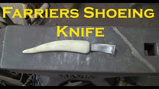 Forging a Farriers Knife [upl. by Amolap959]