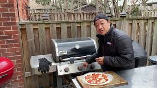 How to use a Weber Pizza Stone [upl. by Anuahs696]