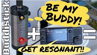 Be my buddy Icom IC705 together with the Buddistick antenna 2 in 1 review [upl. by Maidy]