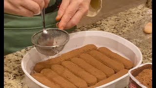 Tiramisu family recipe by an Italian from the region of Campania Italy [upl. by Scornik]