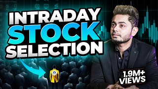 How to select Stocks for Intraday Trading  Trading Secrets  Anish Singh Thakur  Booming Bulls [upl. by Millhon]