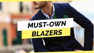 3 Types Of Blazers Every Man Should Own [upl. by Aydiv]