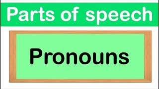 PRONOUNS  Definition Types amp Examples in 5 MINUTES  Parts of speech [upl. by Doughman]