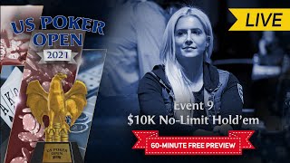 US Poker Open 2021  Event 9 10000 No Limit Holdem Final Table [upl. by Pugh]