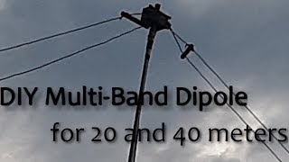 Building a DIY MultiBand Dipole for HF [upl. by Aicilev445]